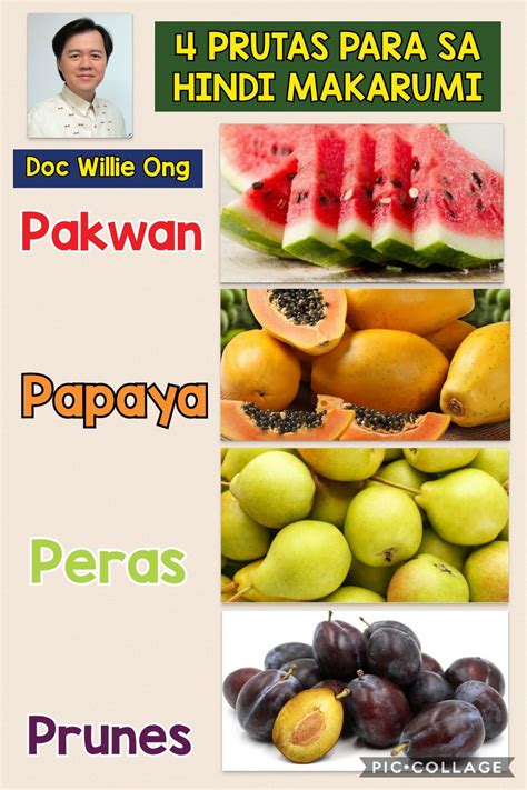 pagkain pampatae sa bata|4 na prutas para sa hindi makarumi .